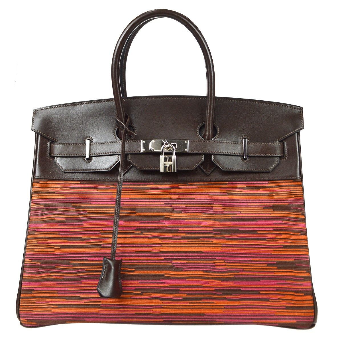 Hermes Hermes Birkin Handbag Vibrato and Box Calf Size ONE SIZE - 1 Thumbnail