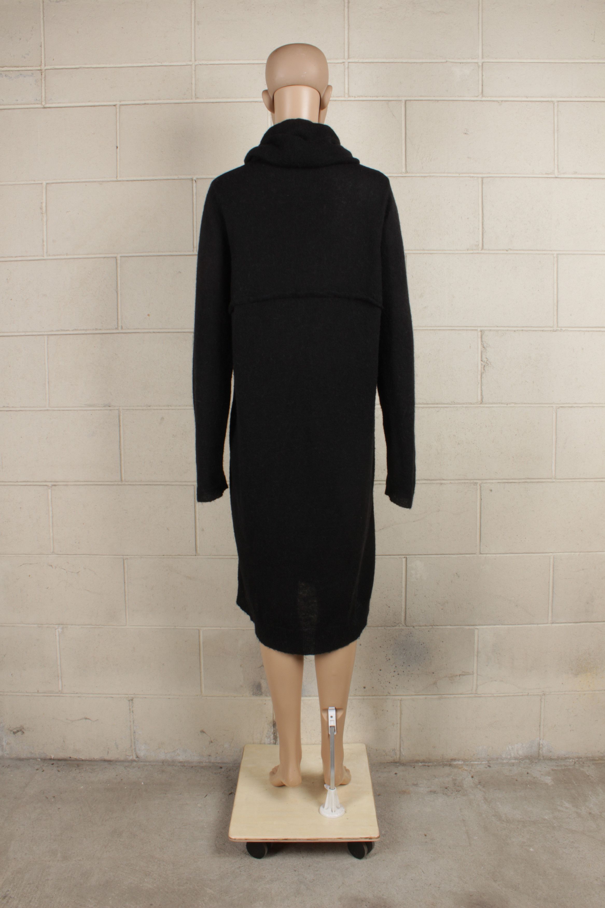 Marina Rinaldi Wool/Alpaca/Silk Knit Dress with Silk Front Panel Size M / US 6-8 / IT 42-44 - 2 Thumbnail