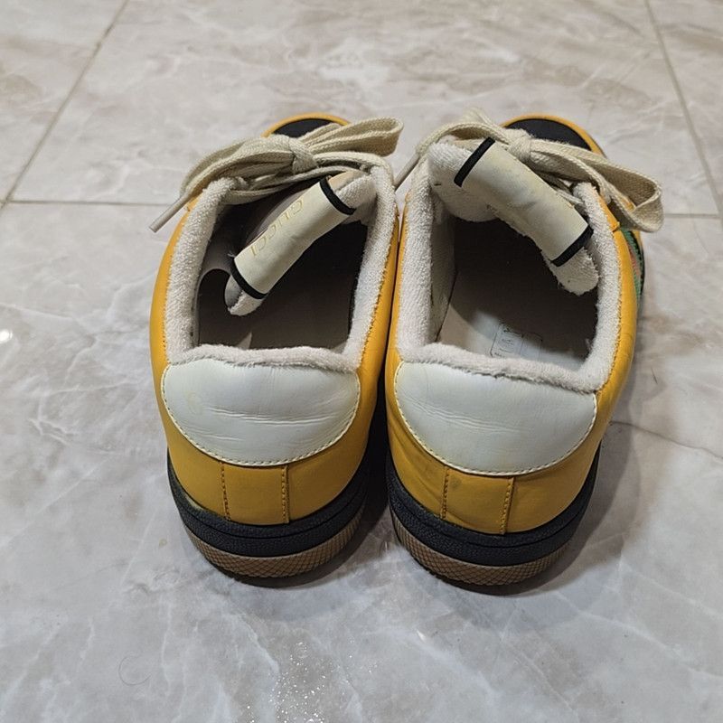 Gucci Gucci Screener Suede Sneakers in Yellow - Size US 7.5 / EU 40-41 - 2 Thumbnail