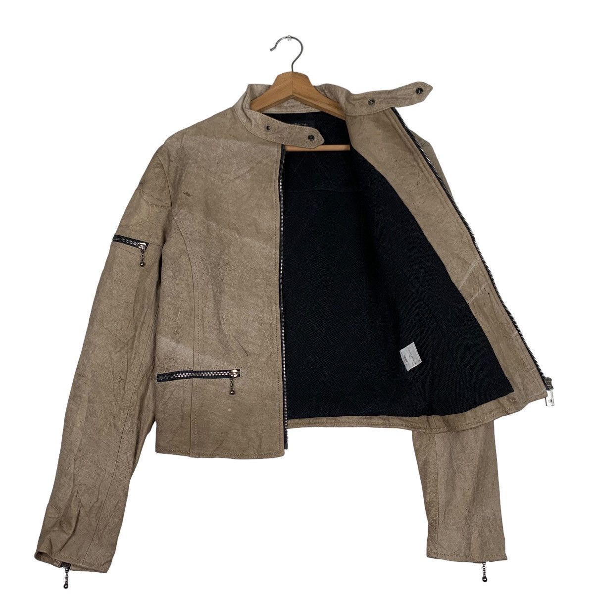 5351 POUR LES HOMMES 5351 Pour Les Hommes Cowhide Leather Jacket #0365-C17 Size S / US 4 / IT 40 - 7 Thumbnail