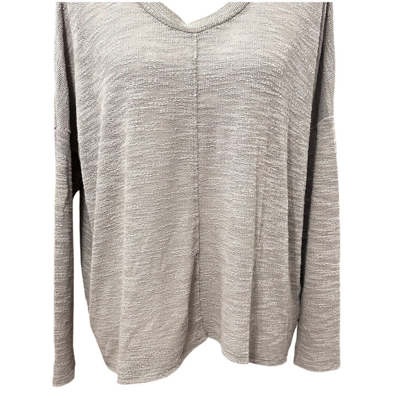 Other Cherish Long Sleeve Sweater Pullover Marled Knit Brown Small Size S / US 4 / IT 40 - 3 Thumbnail