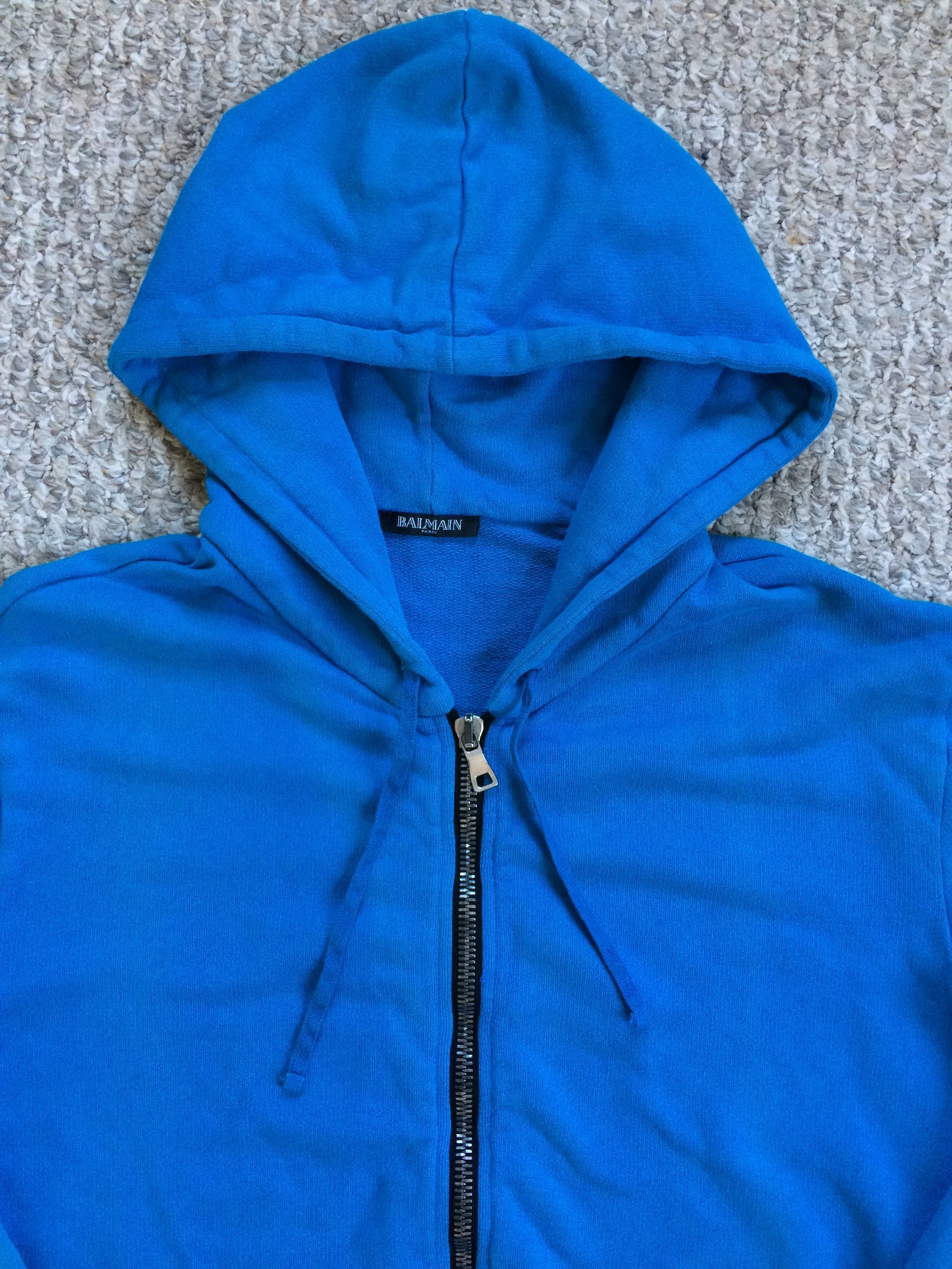 Balmain Balmain Side Zip Mainline Hoodie Size US XS / EU 42 / 0 - 2 Thumbnail