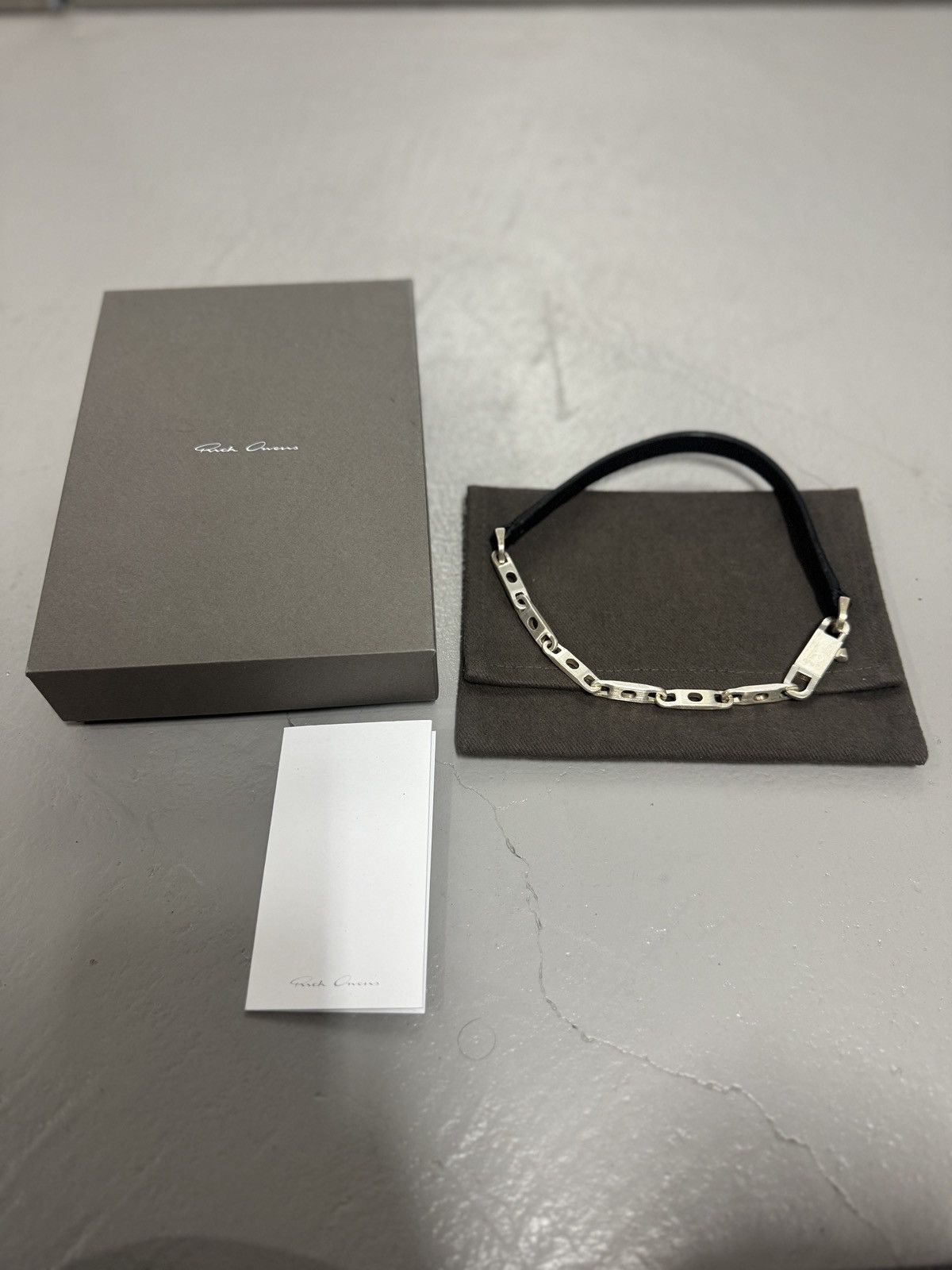 Rick Owens Chain choker Size ONE SIZE - 5 Thumbnail