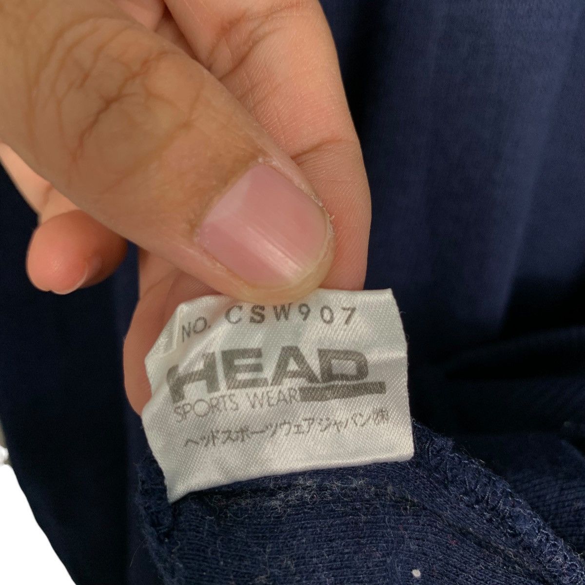 Japanese Brand HEAD Sportswear Embroidery Logo Sweatshirt #2229-C98 Size US L / EU 52-54 / 3 - 13 Thumbnail