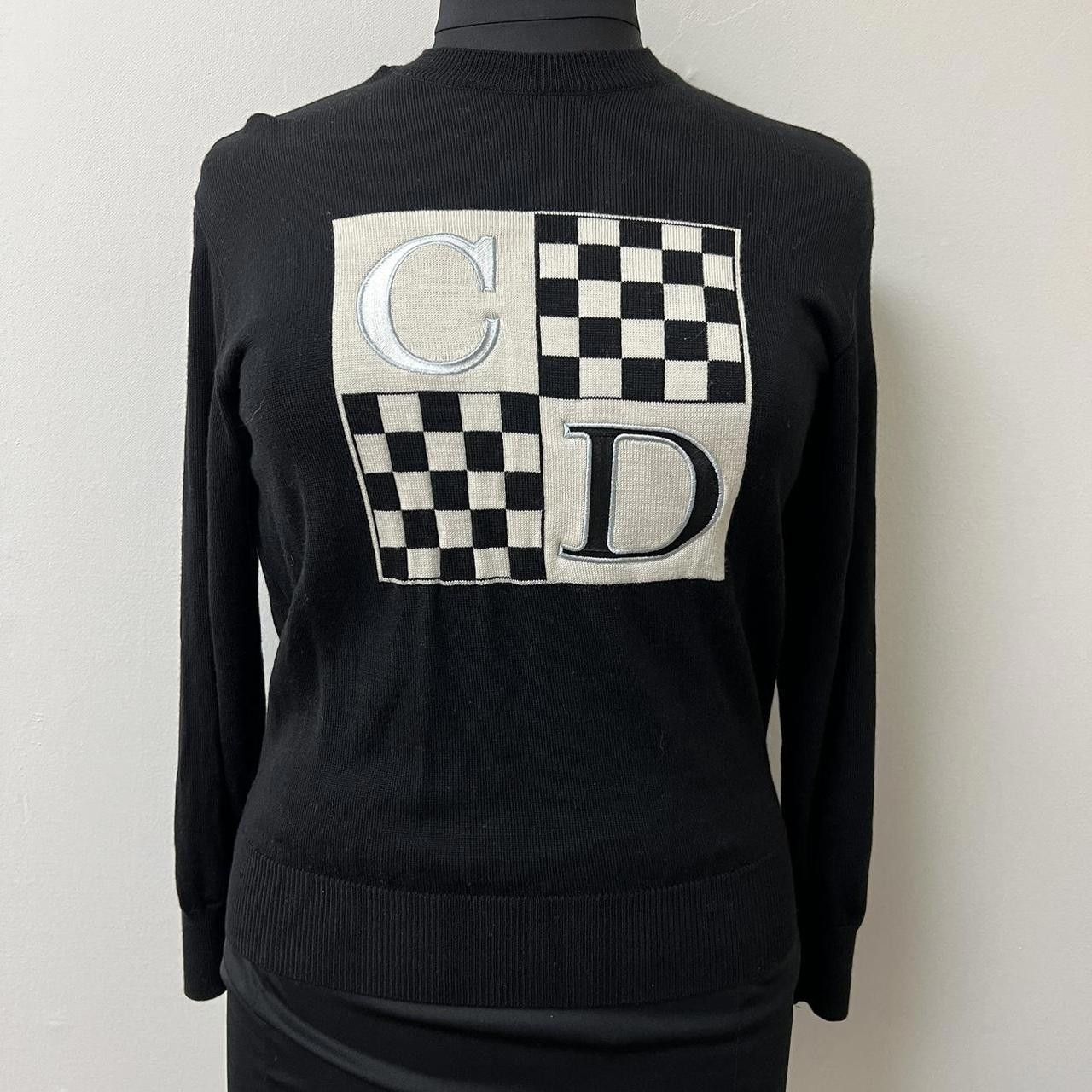 Christian Dior Monsieur Christian Dior Checkered Sweatshirt Size M / US 6-8 / IT 42-44 - 1 Thumbnail