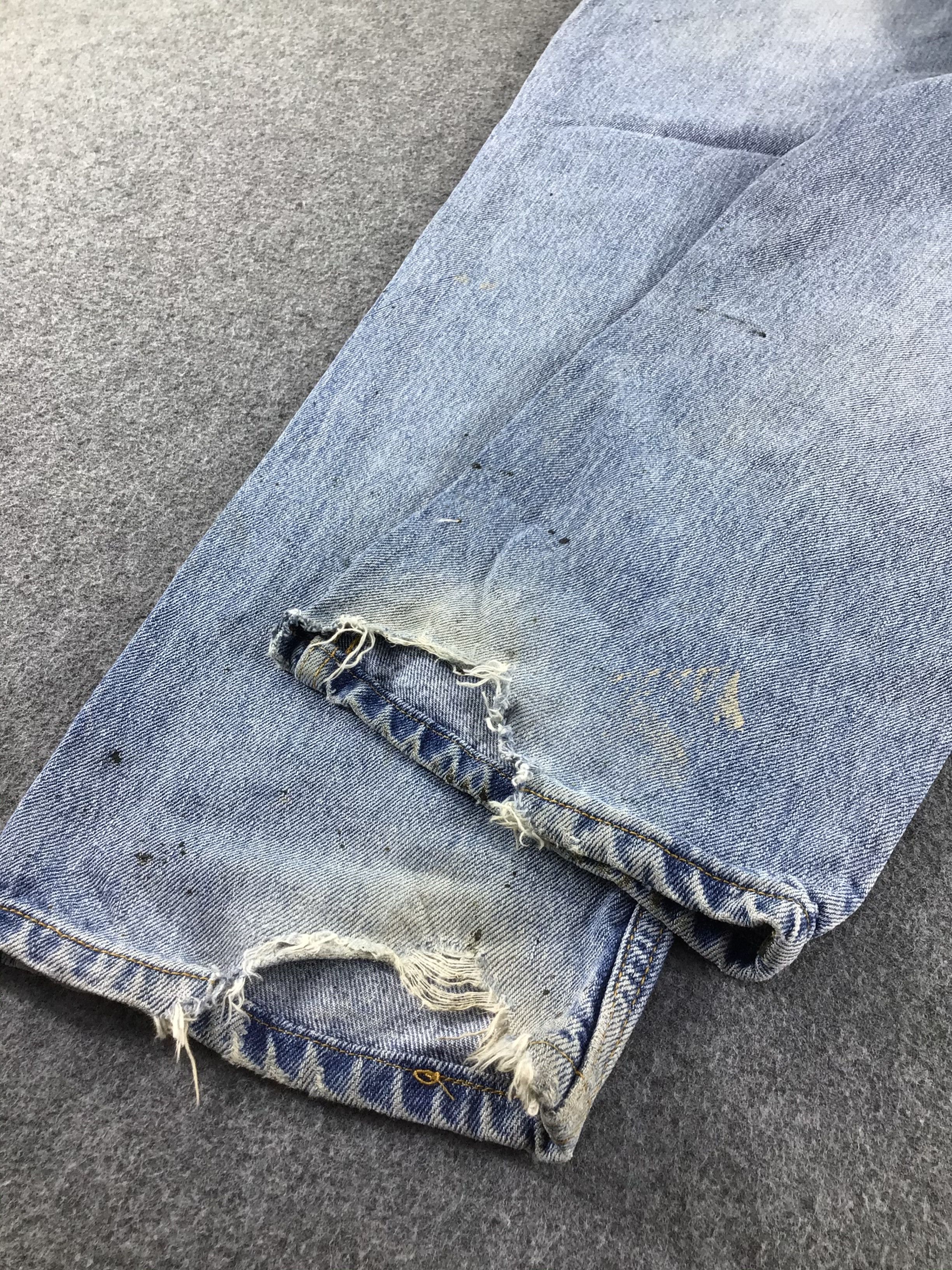 Levi's Vintage Levis 516 Jeans Dirty Wash Denim -J492 Size US 37 - 6 Thumbnail