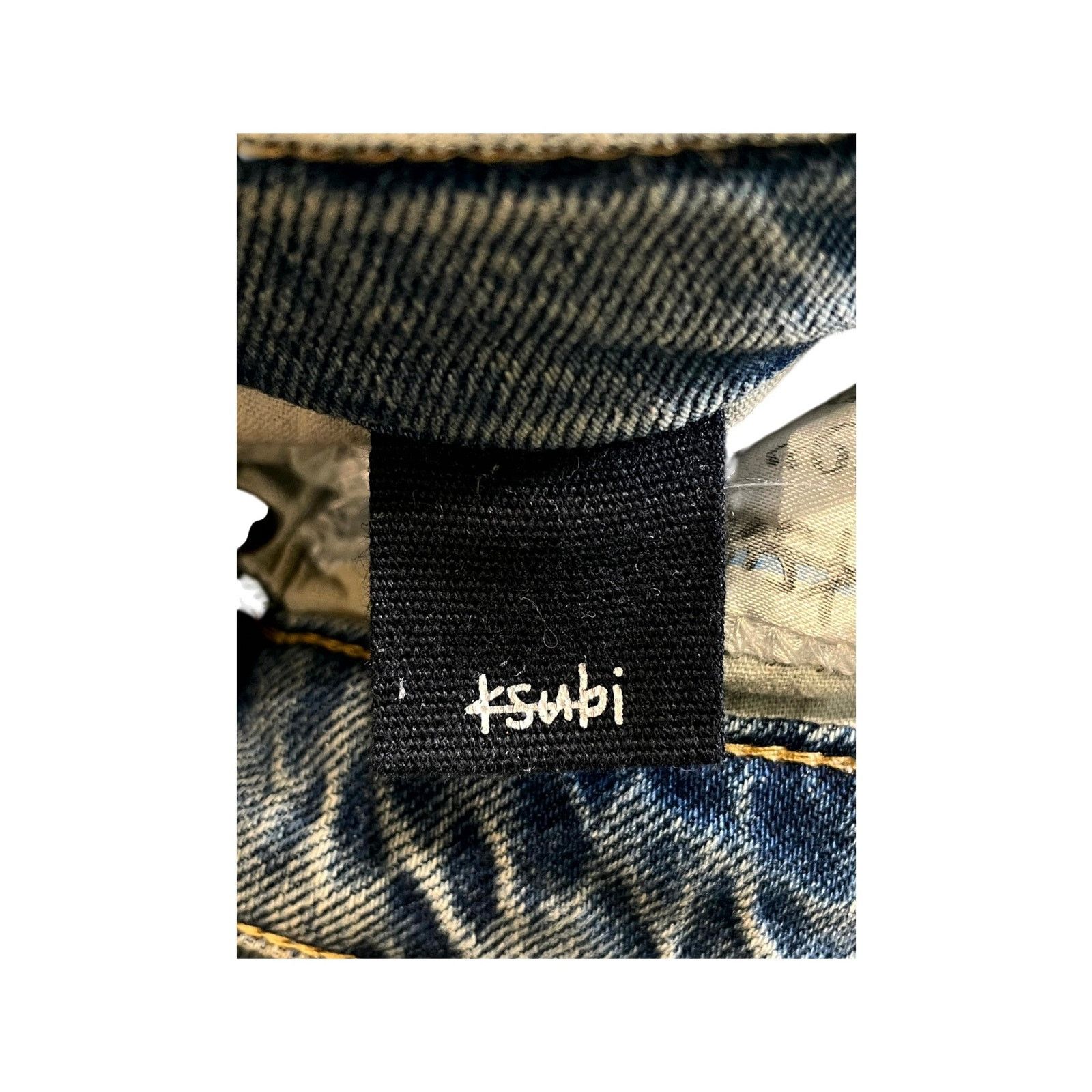 Ksubi Ksubi Knee Logo Light Wash Jeans Size US 29 - 8 Thumbnail