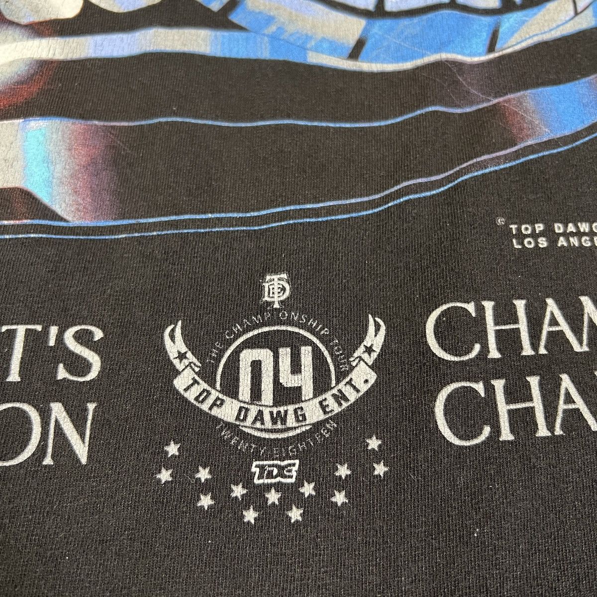 Kendrick Lamar × Rap Tees Kendrick Lamar World Champion TDE 2018 T Shirt Championship Size US L / EU 52-54 / 3 - 4 Thumbnail