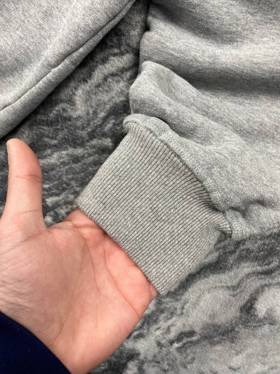 Corteiz Alcatraz Hoodie Big Logo Men Size L Gray