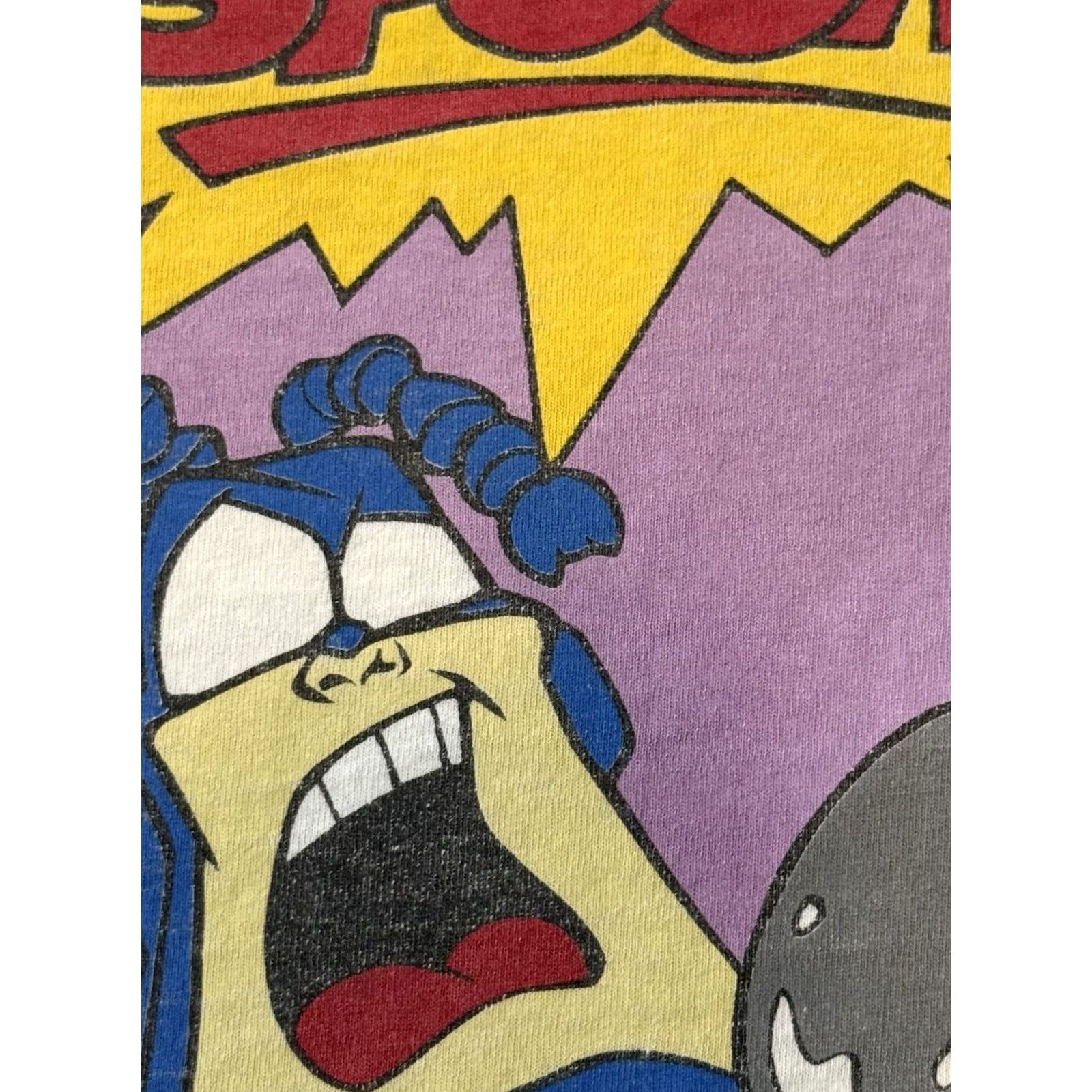 Vintage VINTAGE The Tick Spoon! Promo Shirt XL Men White 90s Graphic Print Crew Neck Short Sleeve Cotton All Sport Size US XL / EU 56 / 4 - 6 Thumbnail