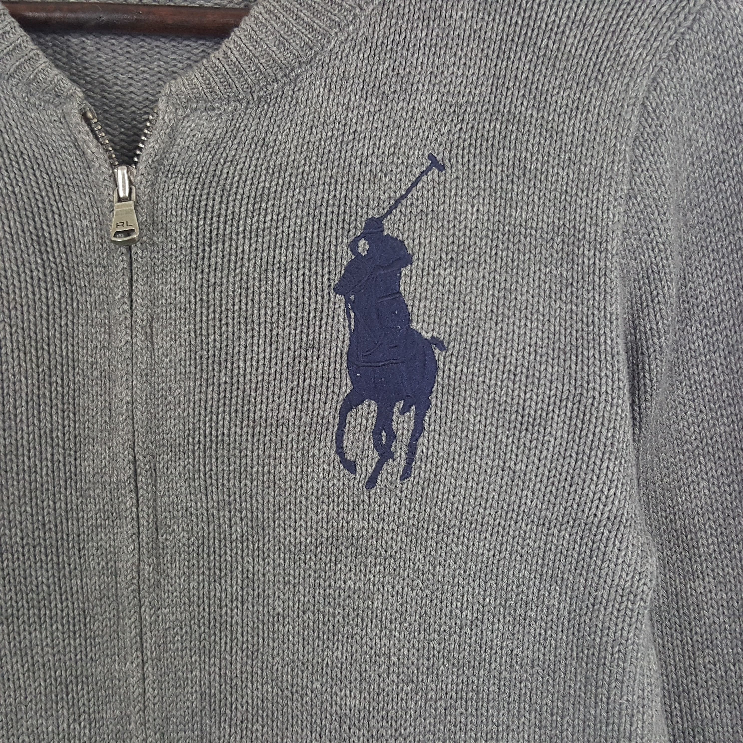 Polo Ralph Lauren × Vintage Vintage Polo Ralph Lauren Zipper Sweatshirt Size S / US 4 / IT 40 - 2 Thumbnail
