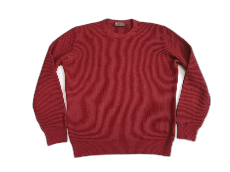 Loro Piana Loro Piana Burgundy Cashmere Sweater- Size US M / EU 48-50 / 2 - 1 Thumbnail