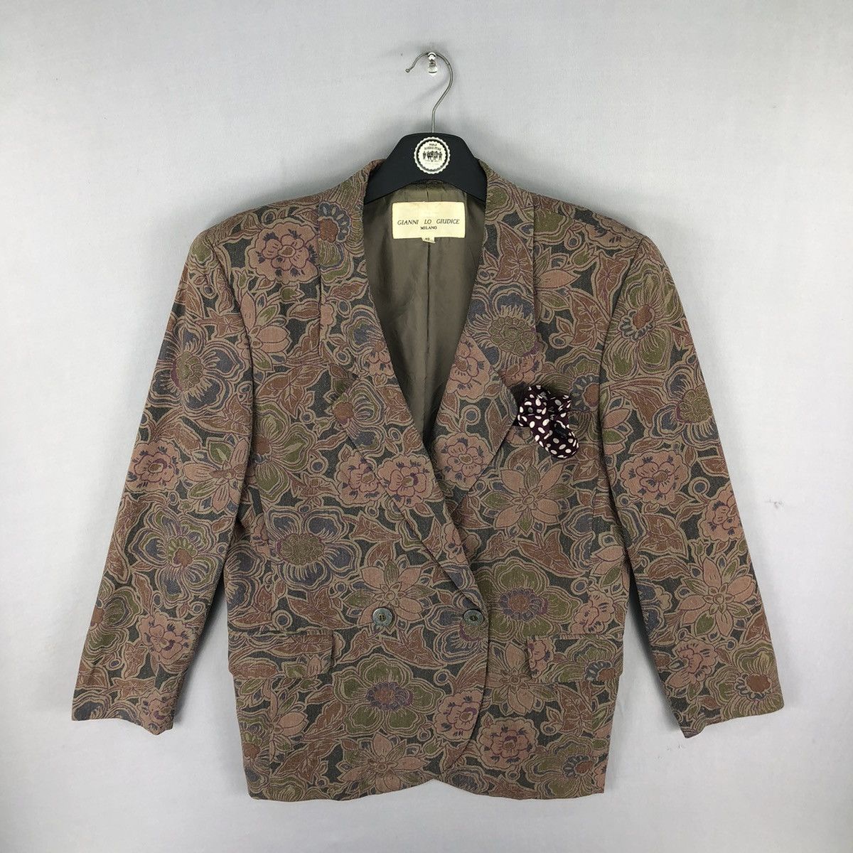 Vintage Vintage 80's Gianni Lo Giudice Milano Fullprint Coat Size M / US 6-8 / IT 42-44 - 1 Thumbnail