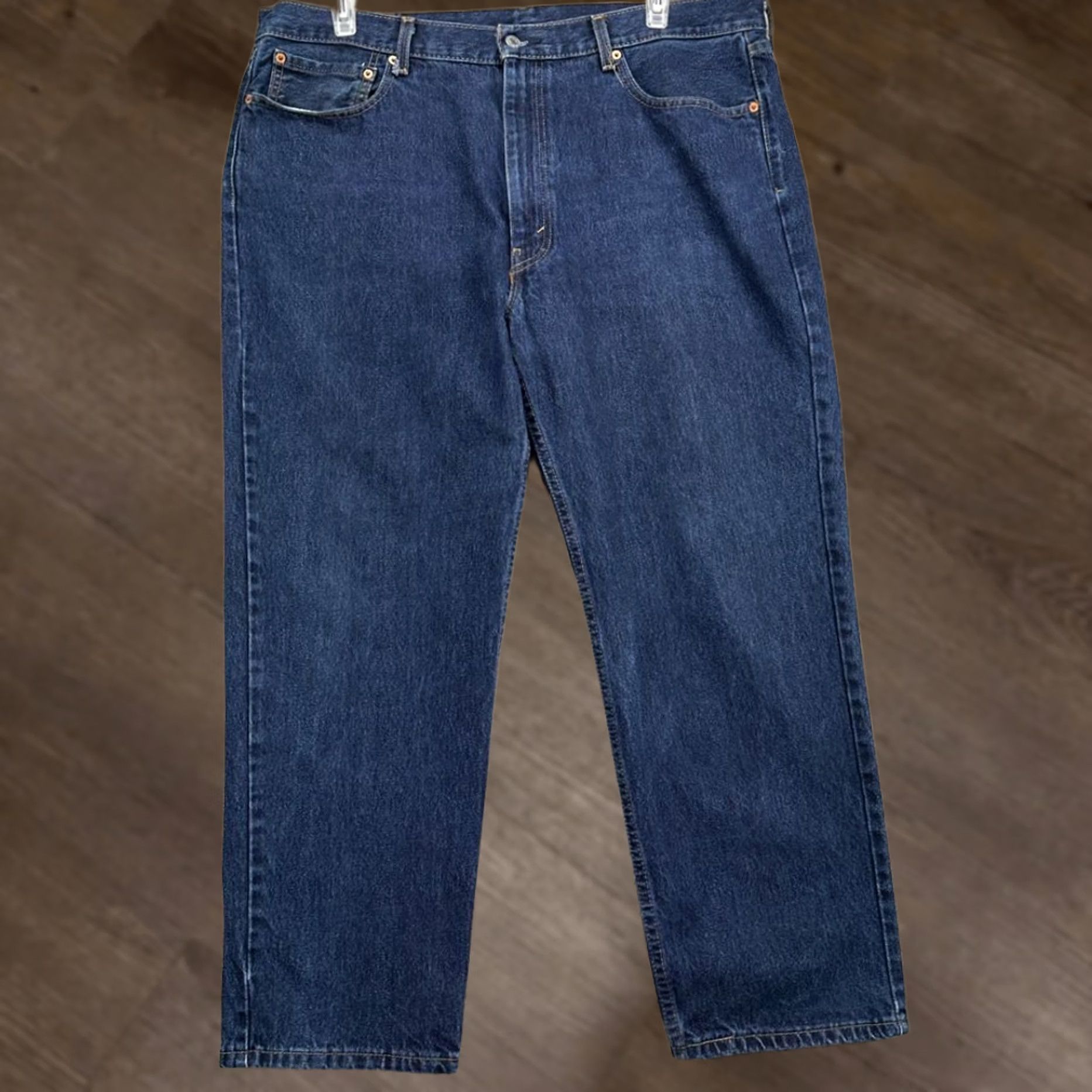 Levi's Levi's Jeans Mens Relaxed Straight Blue Dark Wash Red Tab 5 Pocket Denim 40X30 Comfort Outdoor Size US 40 / EU 56 - 1 Thumbnail