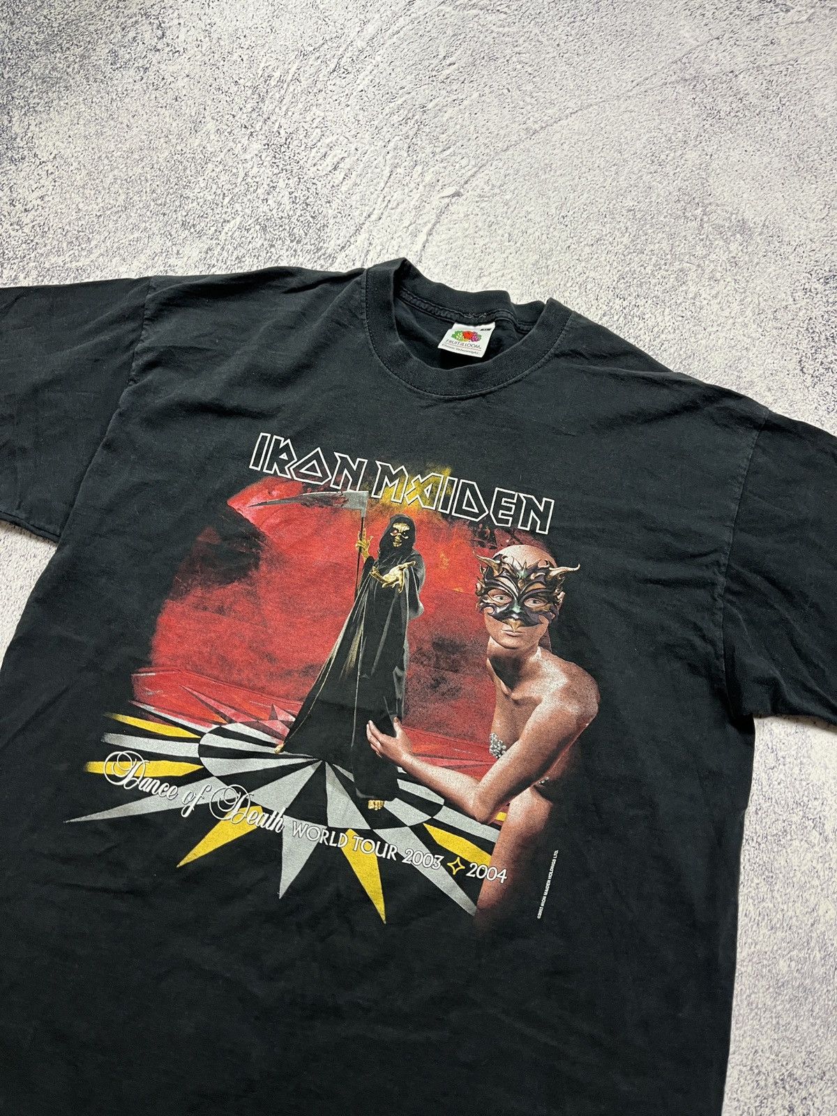 Band Tees × Vintage Vintage 2003 Iron Maiden World Tour T-Shirt Dance Of Death Size US XL / EU 56 / 4 - 5 Thumbnail