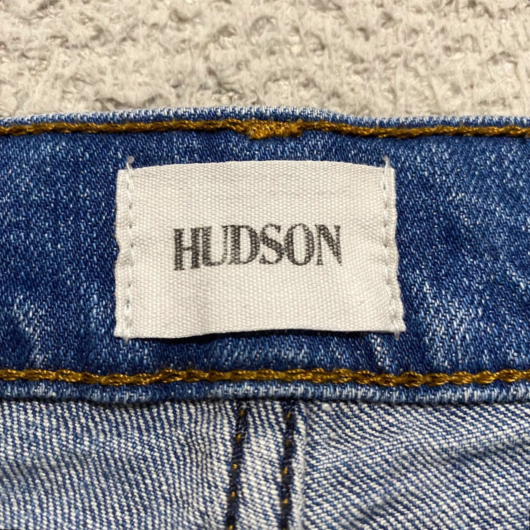 Hudson Hudson Jeans Blue Denim Medium Wash Slimming Relaxed 5-Pocket Design Pants Mens 33 Size US 33 - 3 Thumbnail