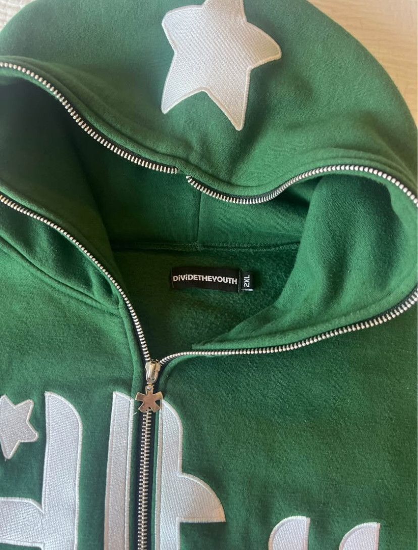 Divide The Youth Dark green full zip Size US XXL / EU 58 / 5 - 2 Thumbnail
