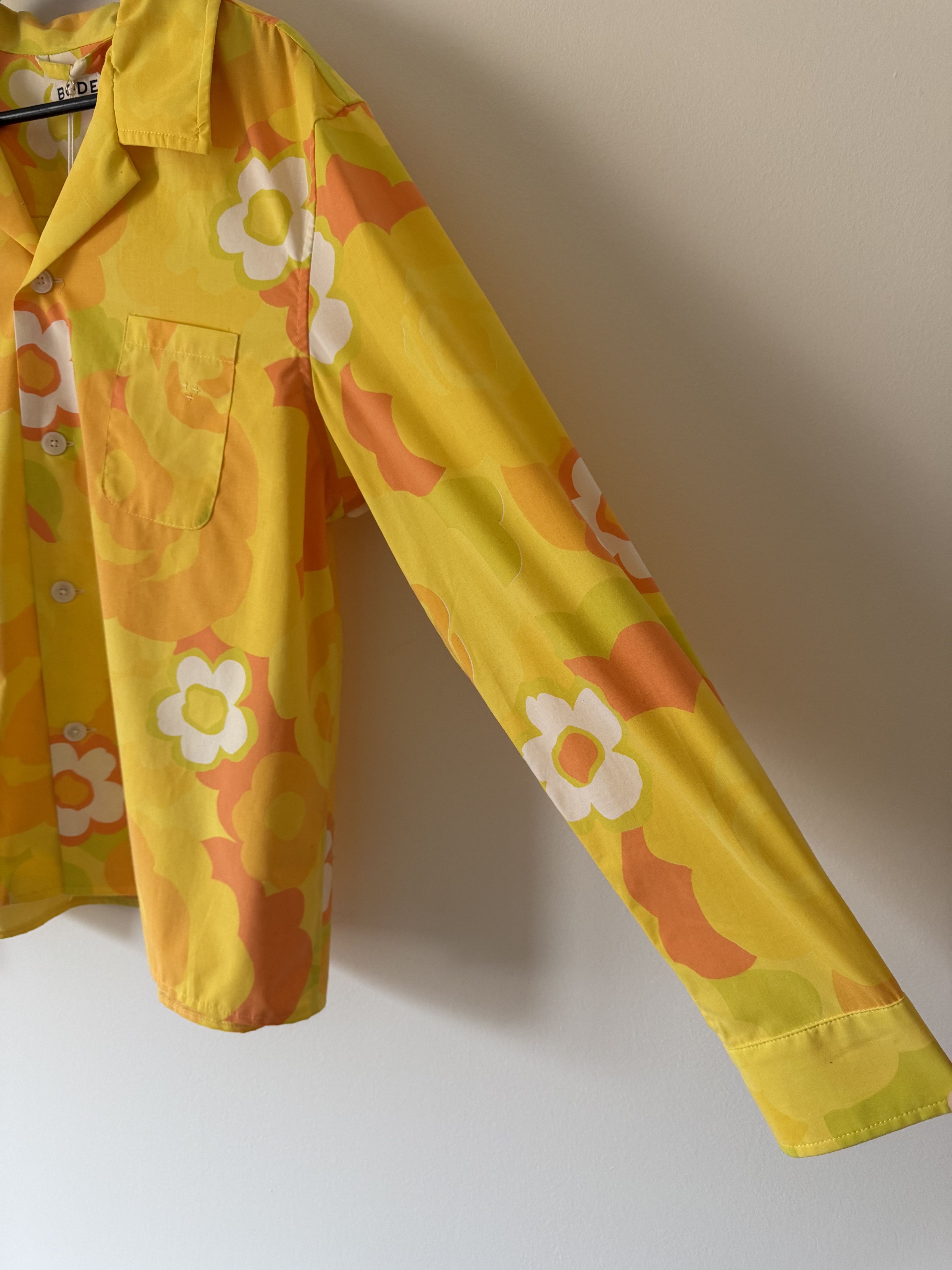 Bode One of a Kind Bode Daylight Daisy Long Sleeve Button Up Size US XXL / EU 58 / 5 - 4 Thumbnail