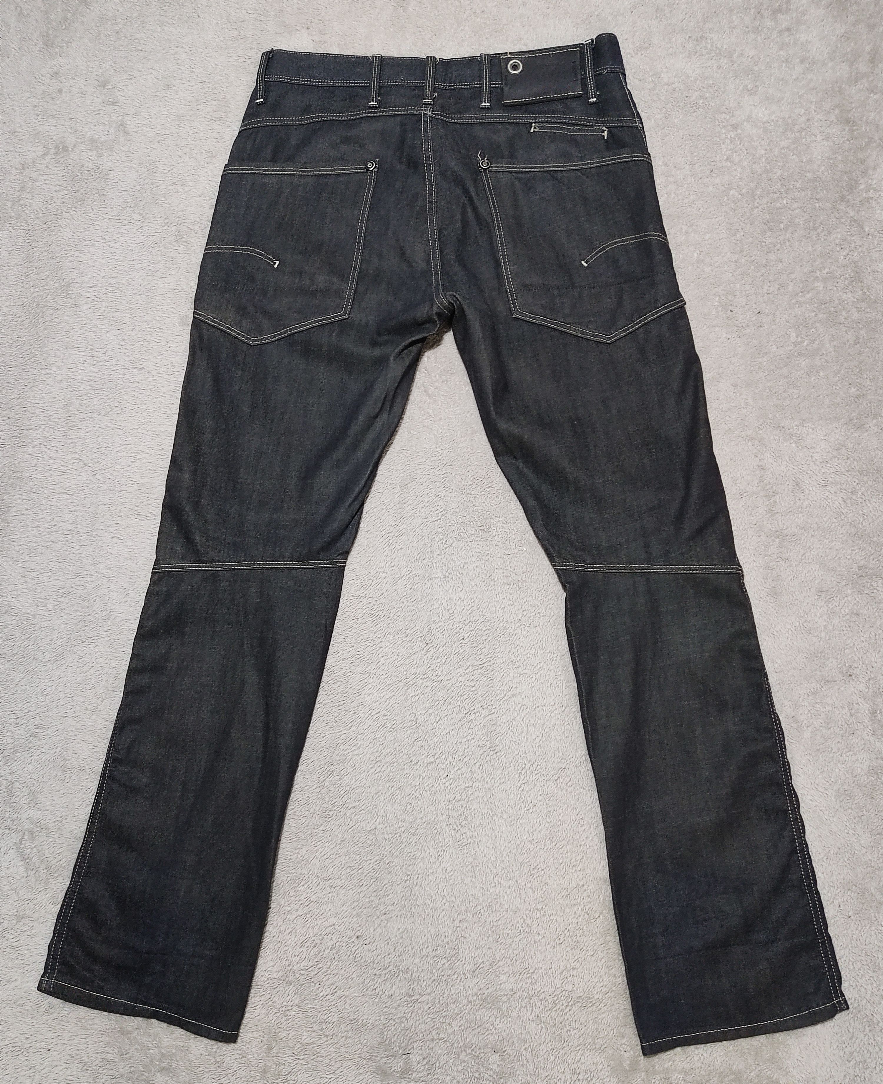 G-Star G-Star Dark Indigo Denim Reinforced Knee Panel Biker Style Size US 34 / EU 50 - 2 Thumbnail
