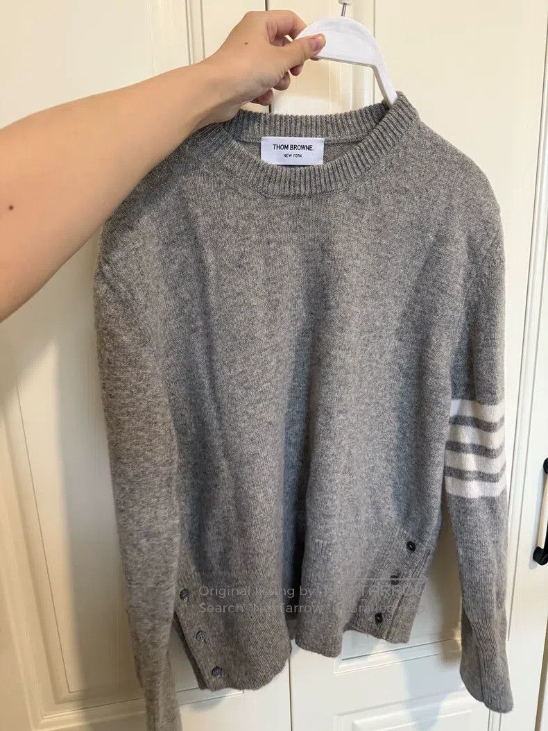 Thom Browne Thom Browne Full wool sweater Size US XL / EU 56 / 4 - 1 Thumbnail