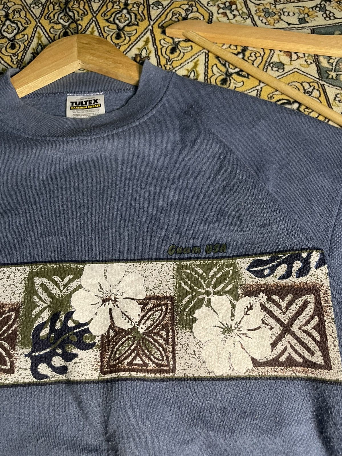 Tultex Vintage 90s Hawai Guam X Tultex Size US L / EU 52-54 / 3 - 4 Thumbnail