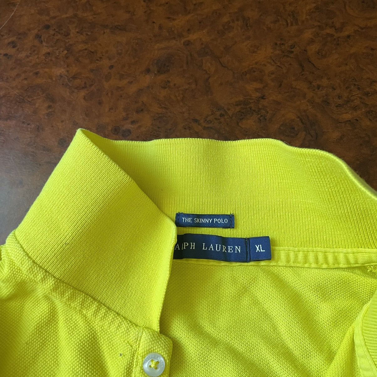 Polo Ralph Lauren × Vintage VINTAGE POLO RALPH LAUREN BIG PONY 3 YELLOW FADED POLO Size XL / US 12-14 / IT 48-50 - 5 Thumbnail