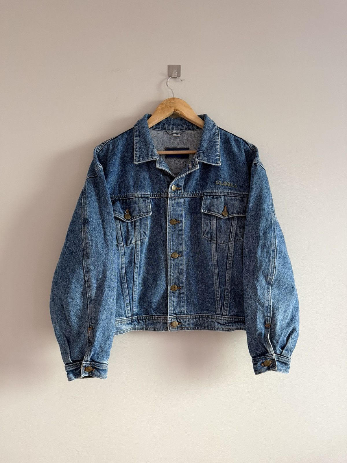 Marithe + Francois Girbaud Vintage Boxy Closed MFG Tibet Nepal Overland Denim Jacket Size XL / US 12-14 / IT 48-50 - 1 Thumbnail