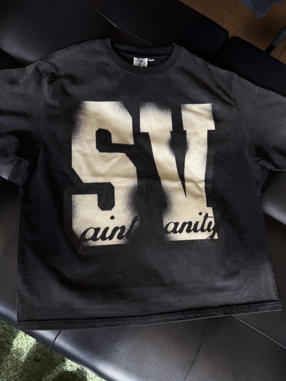 Saint Vanity Saint Vanity UNRELEASED Black Logo Tee Shirt M (NEW) Size US M / EU 48-50 / 2 - 2 Thumbnail