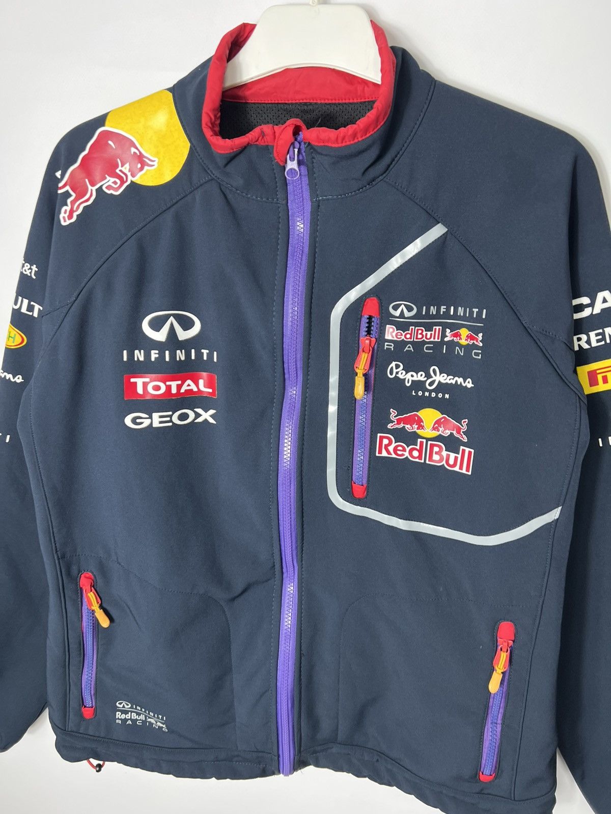 Pepe Jeans Vintage Pepe Jeans Red Bull Infiniti Softshell Racing Jacket Size US S / EU 44-46 / 1 - 2 Thumbnail