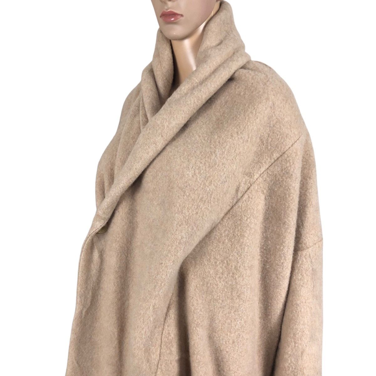 gomme Vintage Gomme Poncho Coat Double Breasted Size M / US 6-8 / IT 42-44 - 6 Thumbnail