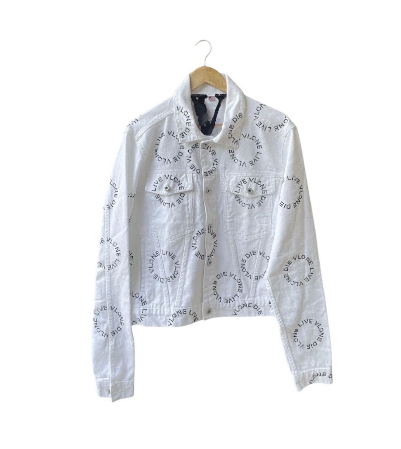 VLONE Denim Rhinestone Jacket