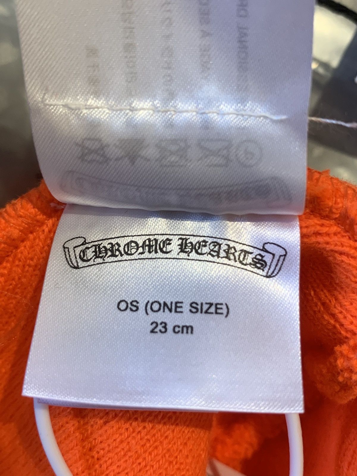 Chrome Hearts Orange embroidered logo beanie Size ONE SIZE - 4 Thumbnail