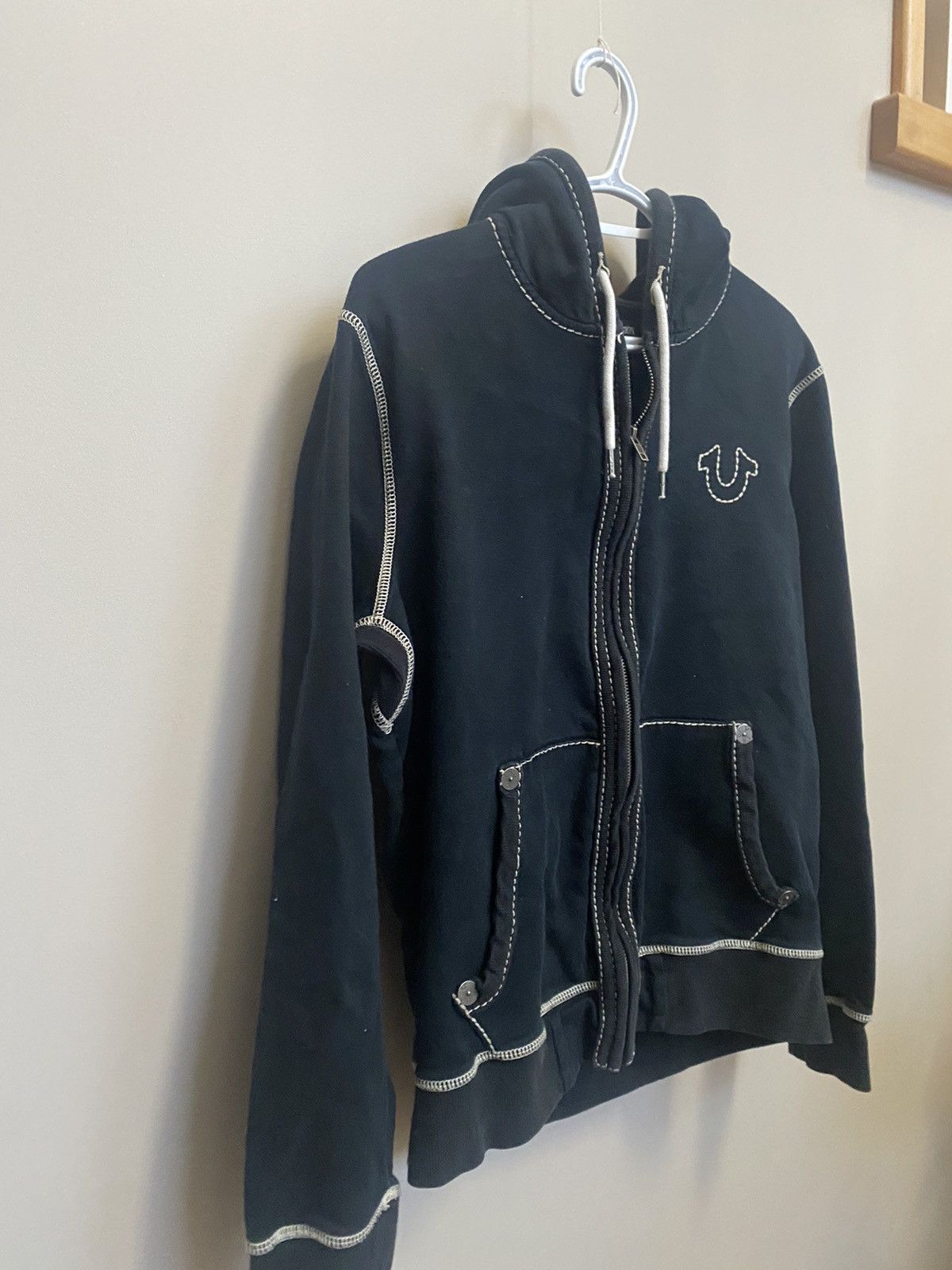 True religion stitch hoodie hotsell