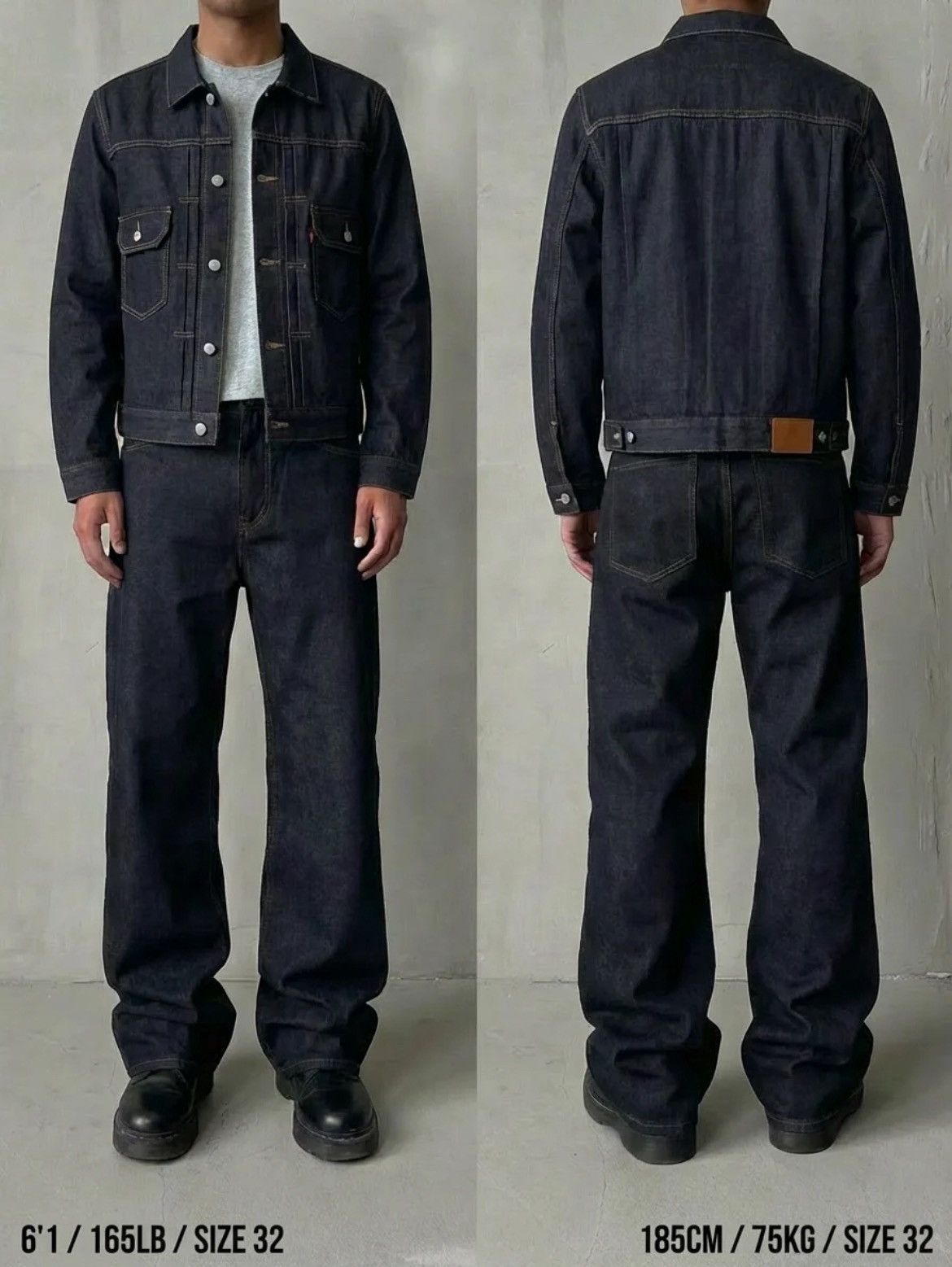 Japanese Brand Japanese Raw Denim Jeans Size US 34 / EU 50 - 3 Thumbnail