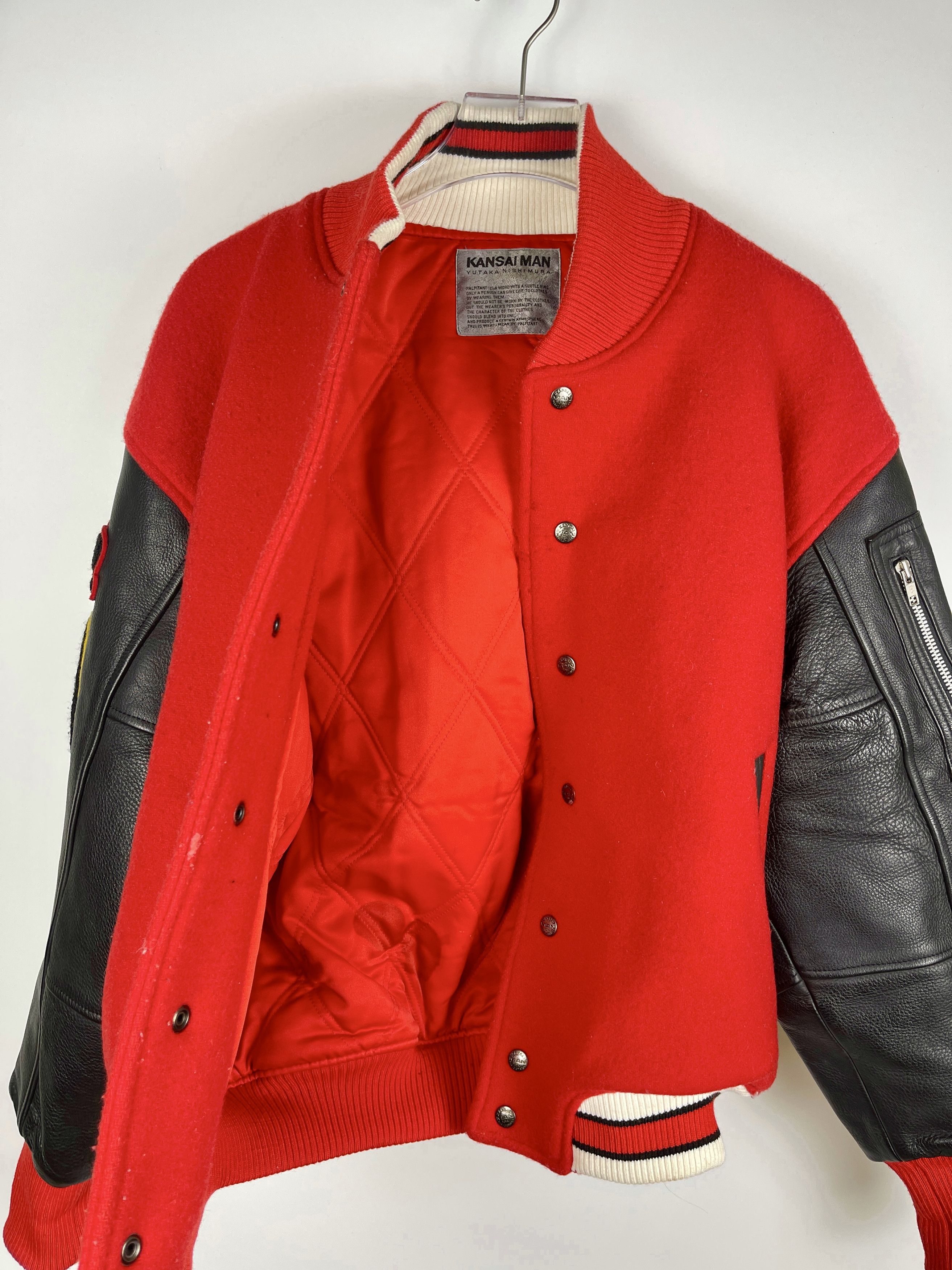 Kansai Yamamoto Kansai Yamamoto 1990's Kamikaze Varsity Jacket Size US L / EU 52-54 / 3 - 9 Thumbnail
