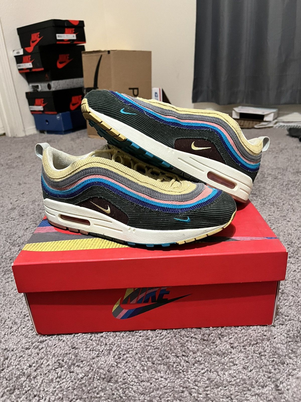 Nike Sean Wotherspoon 97/1 PRE RELEASE PAIR Size US 8.5 / EU 41-42 - 1 Thumbnail