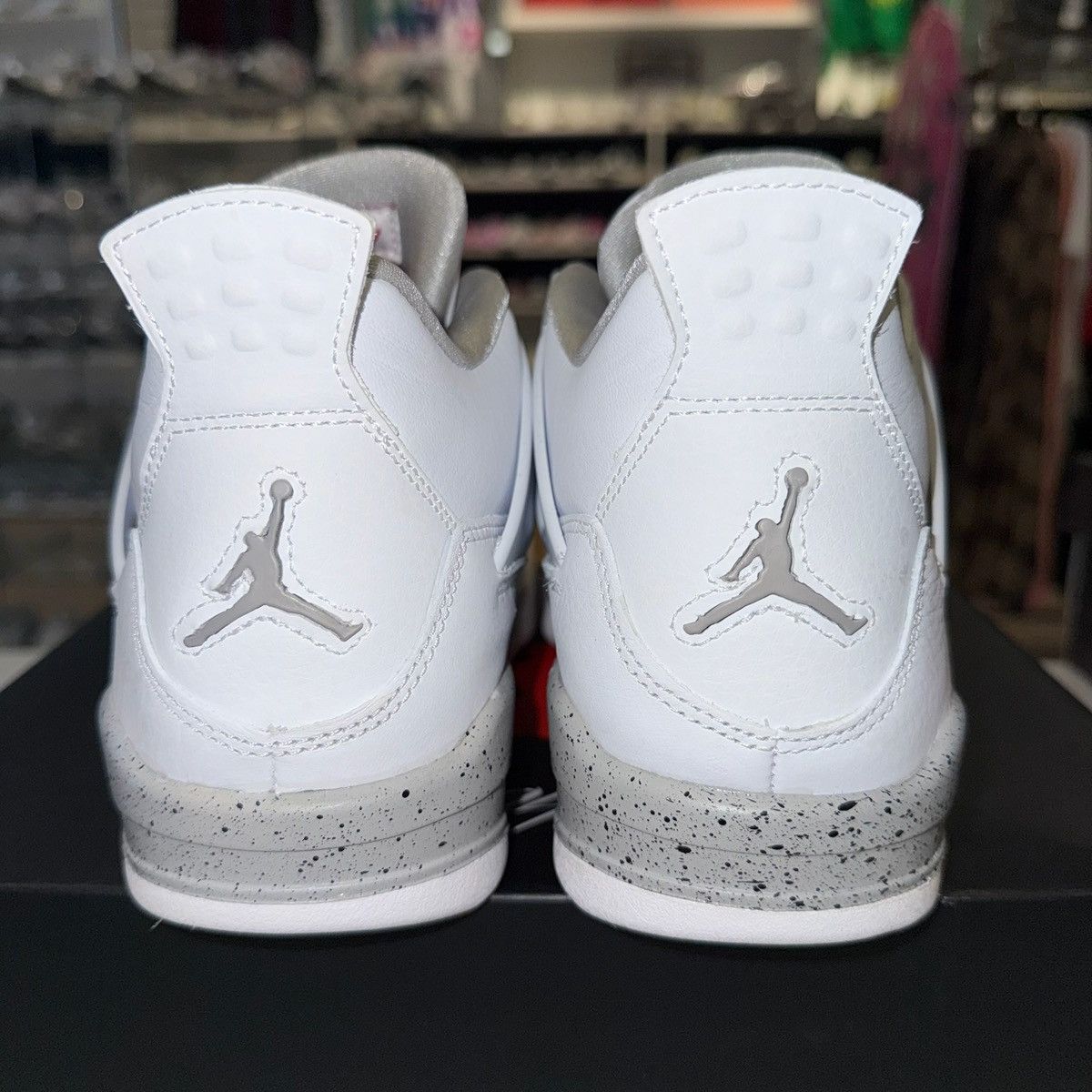 Jordan Brand Size 8.5W -Nike Air Jordan 4 Retro GS White Oreo -DJ4699 100 Size US 8.5 / IT 38.5 - 3 Thumbnail