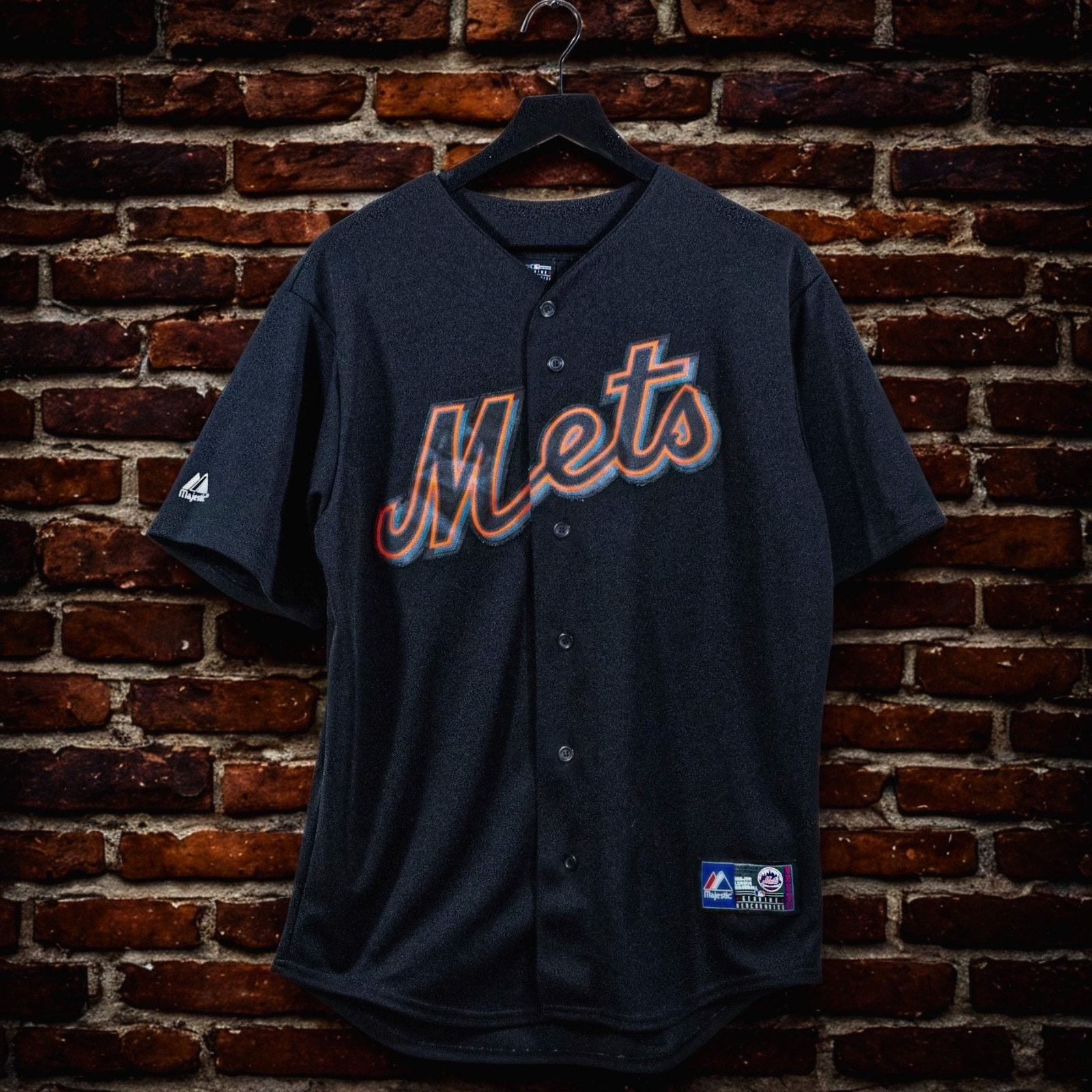 Majestic New York Mets David Wright #5 Majestic Black Alt Jersey Sz M Size US M / EU 48-50 / 2 - 8 Thumbnail
