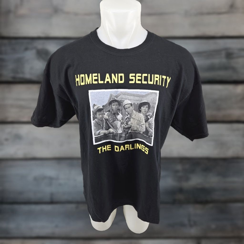 Gildan Homeland Securty The Darlings Andy Griffith Shirt XL T-Shirt Black Mens Size US XL / EU 56 / 4 - 1 Thumbnail