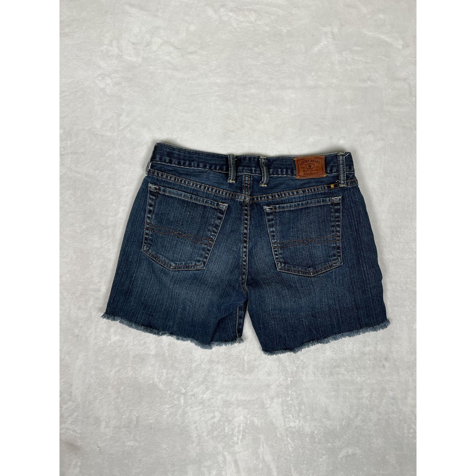 Lucky Brand Lucky Brand Denim Jean Shorts Womens 4 27 Blue Abbey Short C Size 27" / US 4 / IT 40 - 6 Thumbnail