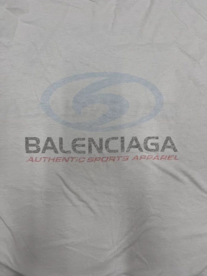 Balenciaga Balenciaga Logo Print Crew Neck Loose Short Sleeve T-Shirt Size US XS / EU 42 / 0 - 3 Thumbnail
