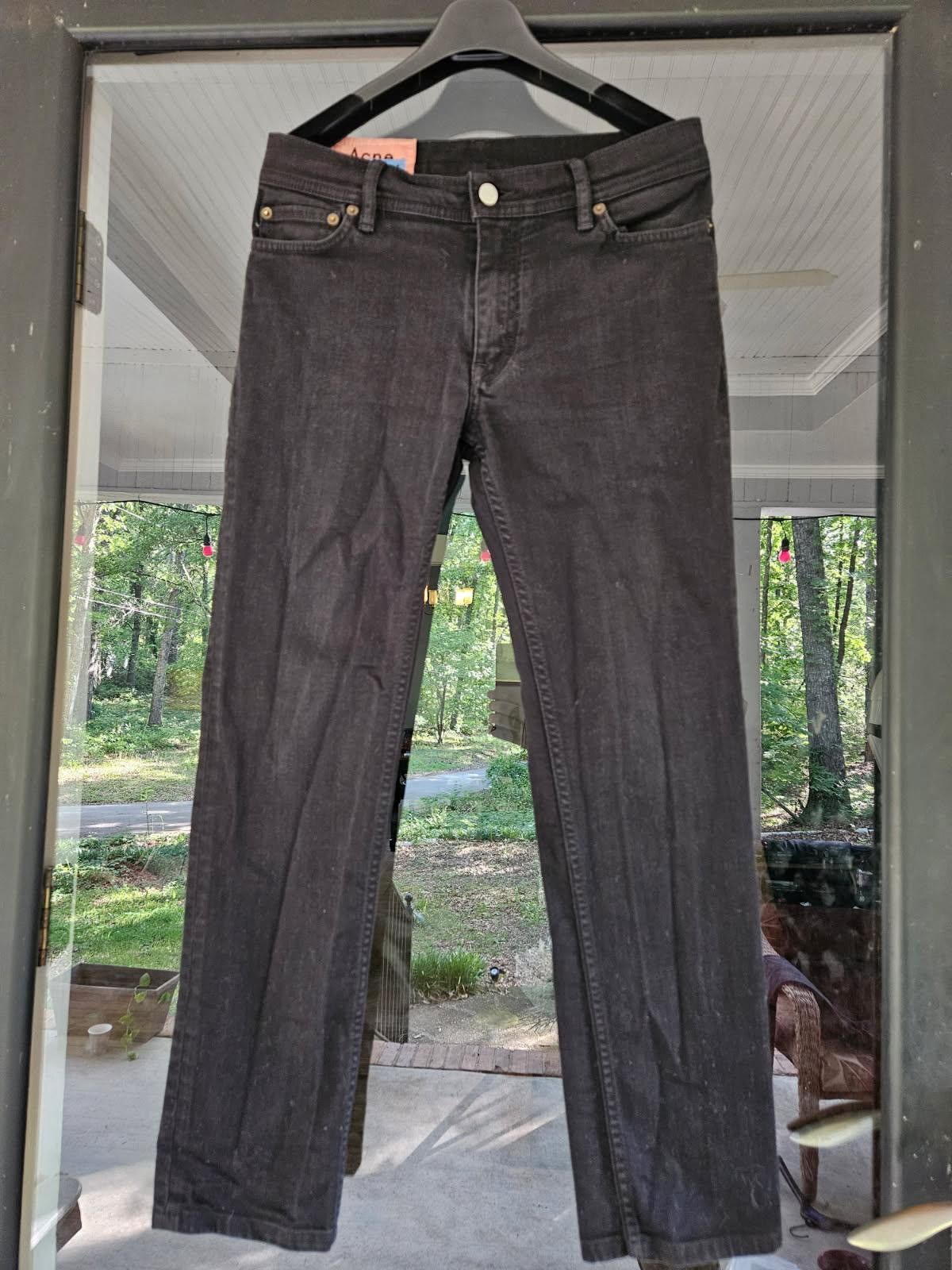 Acne Studios Blå Lonst North Stay Blk Black Patch Denim Jeans Size US 30 / EU 46 - 2 Thumbnail