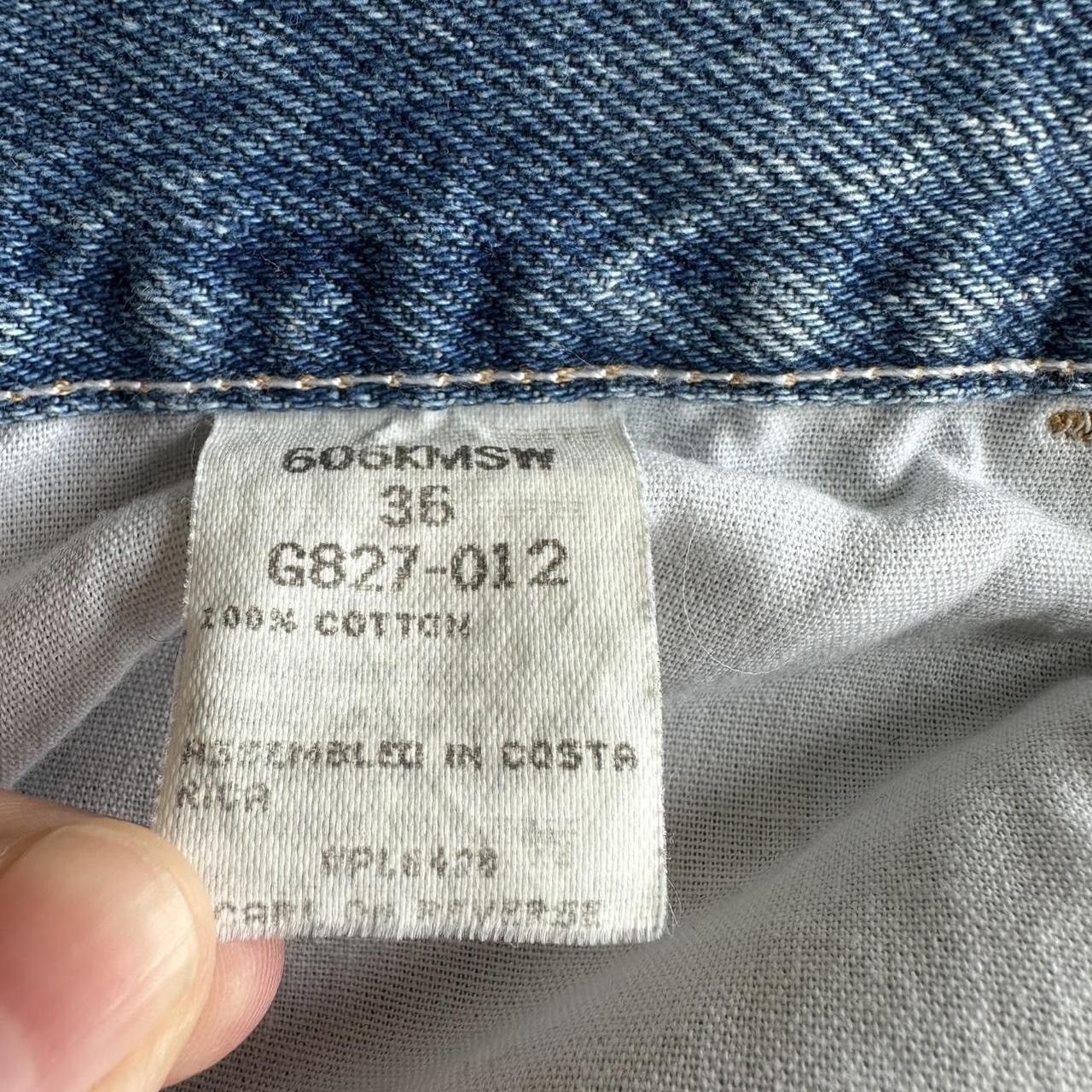 Wrangler Vintage Wrangler Denim Shorts Jorts Mens 33 (Tag 36) Blue Size US 33 - 8 Thumbnail