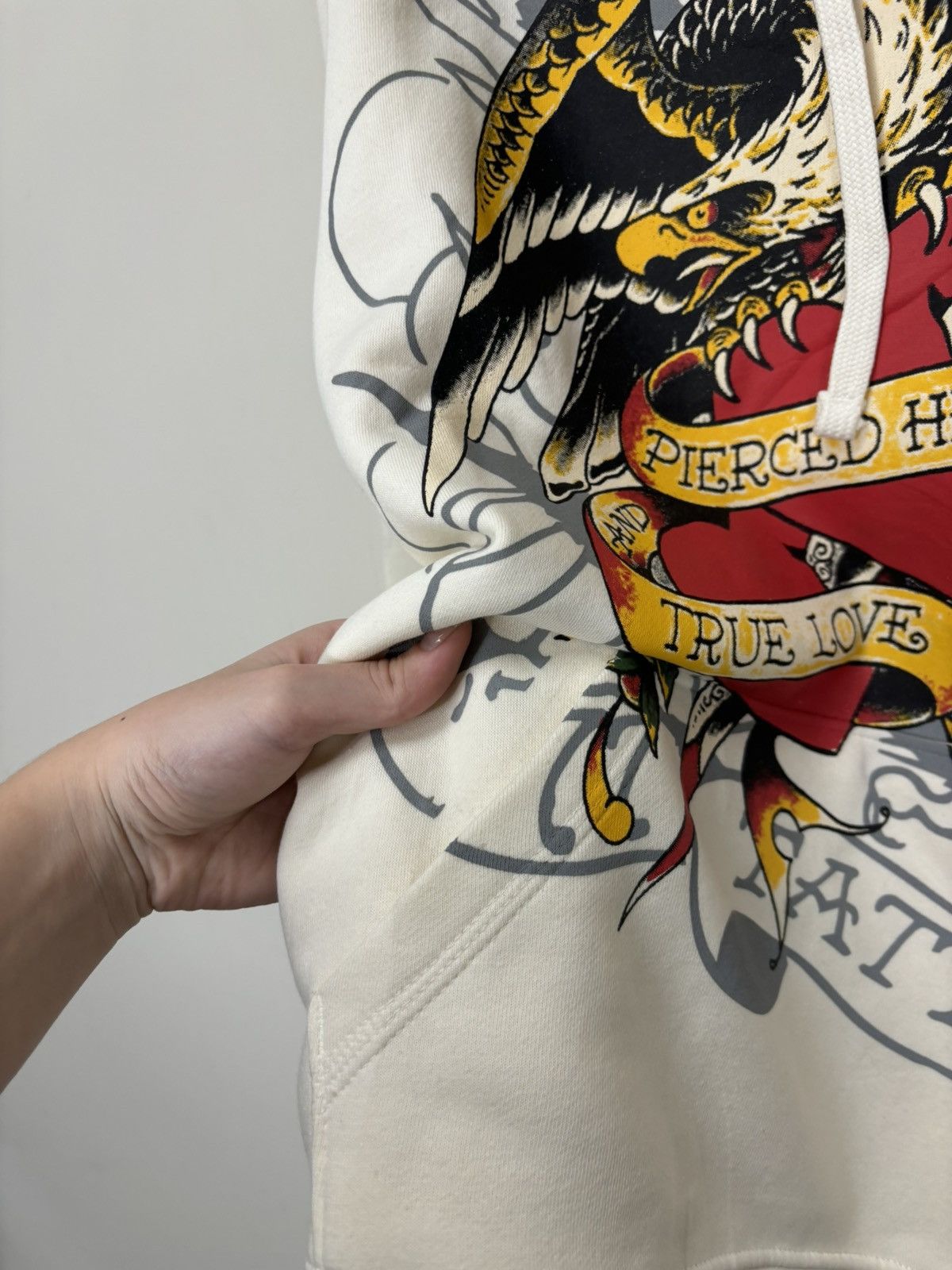 Christian Audigier Ed Hardy Christian Audigier Tattoo Heart Logo Hype Hoodie Size US M / EU 48-50 / 2 - 6 Thumbnail