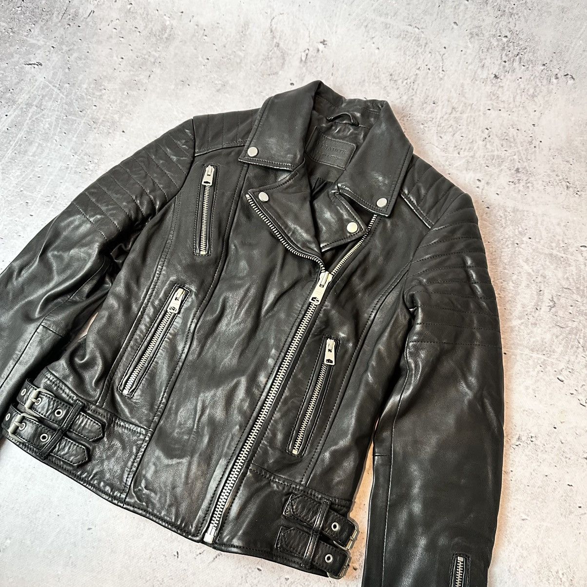 Allsaints Leather Jacket Allsaints Papin Biker Size S Size S / US 4 / IT 40 - 4 Thumbnail