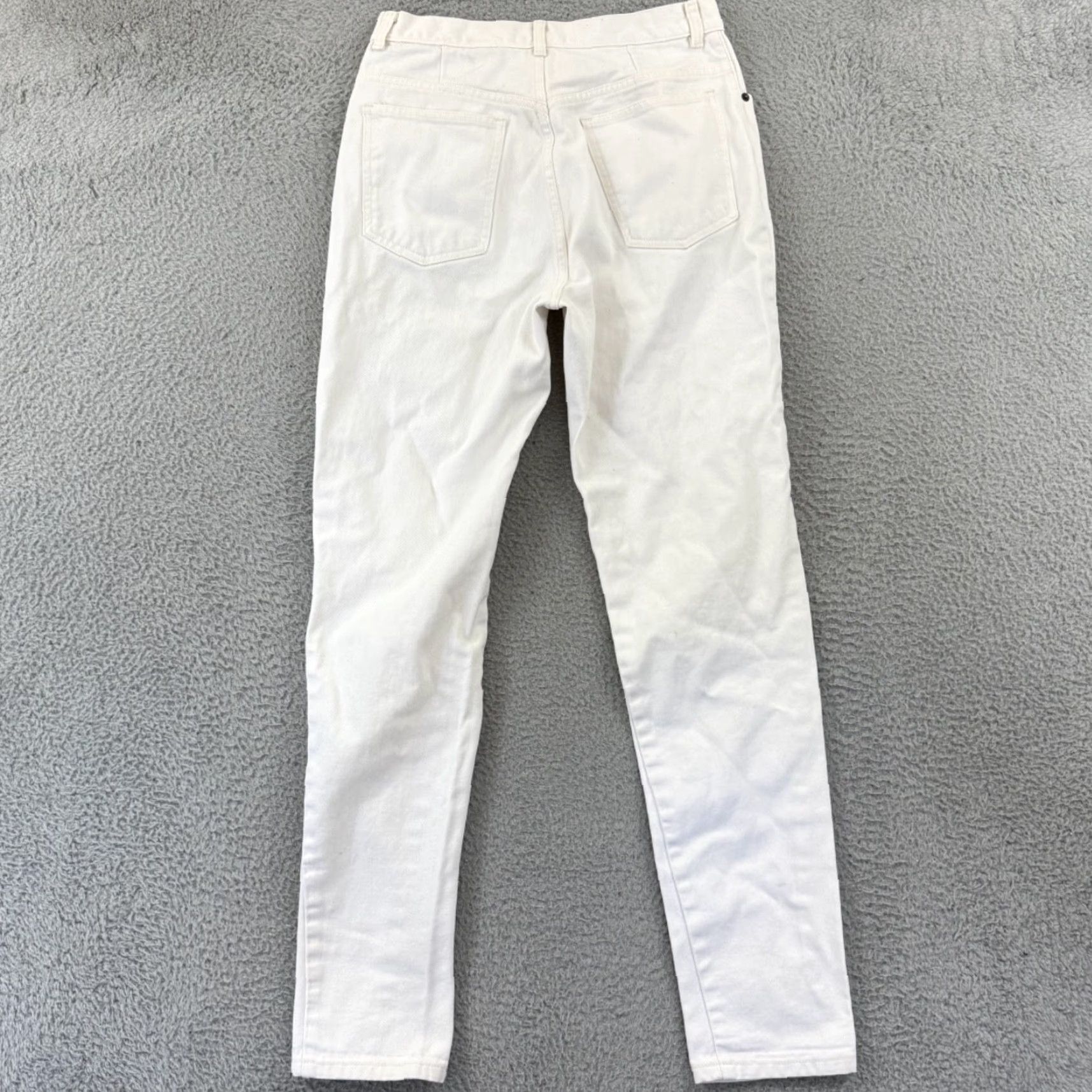 Gap VINTAGE Gap Jeans Womens 11/12 White Ankle Denim 28x32 Classic Fit 90s Outdoor Size 34" / US 12 / IT 48 - 6 Thumbnail