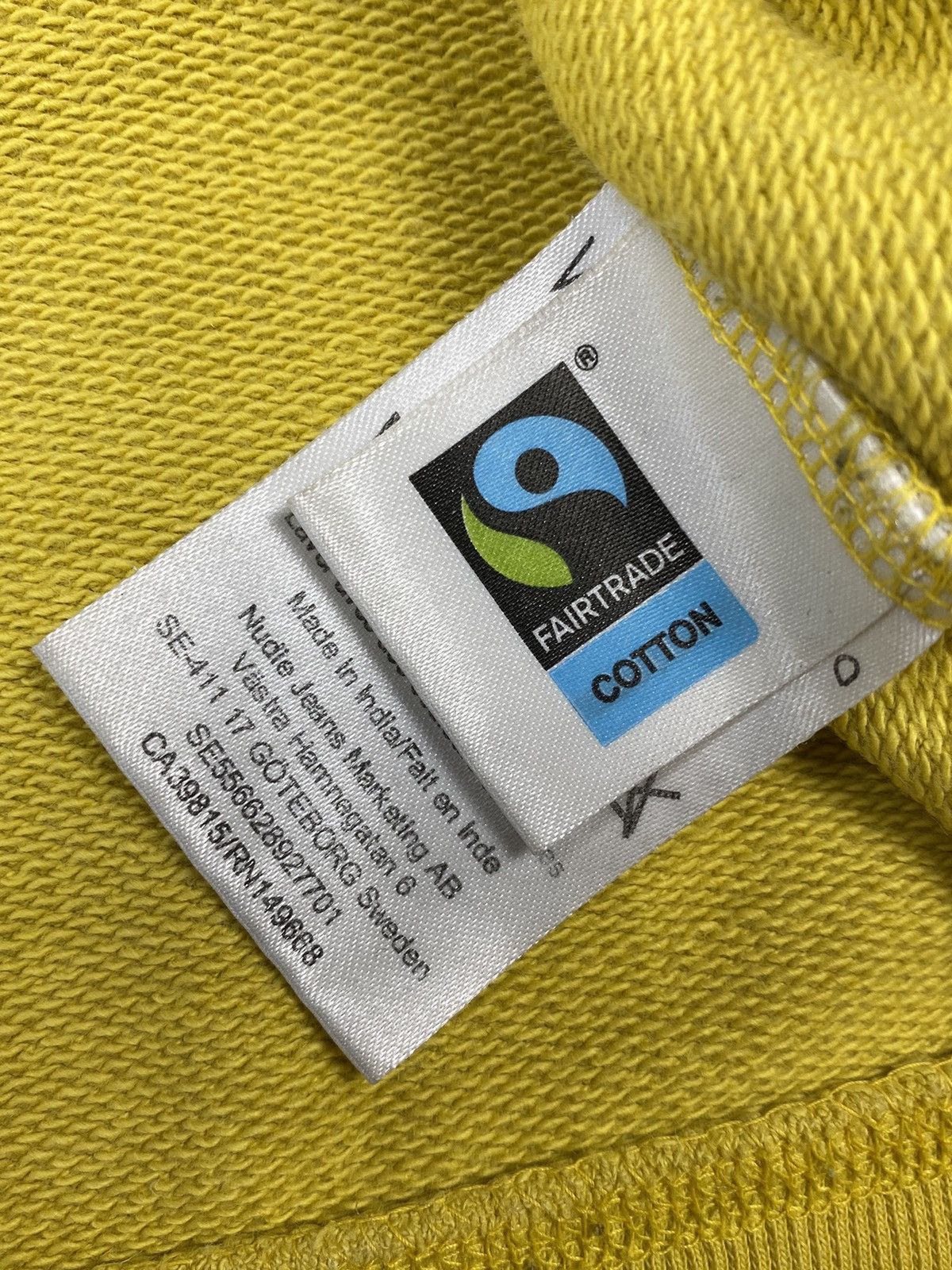 Nudie Jeans Nudie Jeans Big Logo Yellow Sweatshirt Size M Size US M / EU 48-50 / 2 - 14 Thumbnail