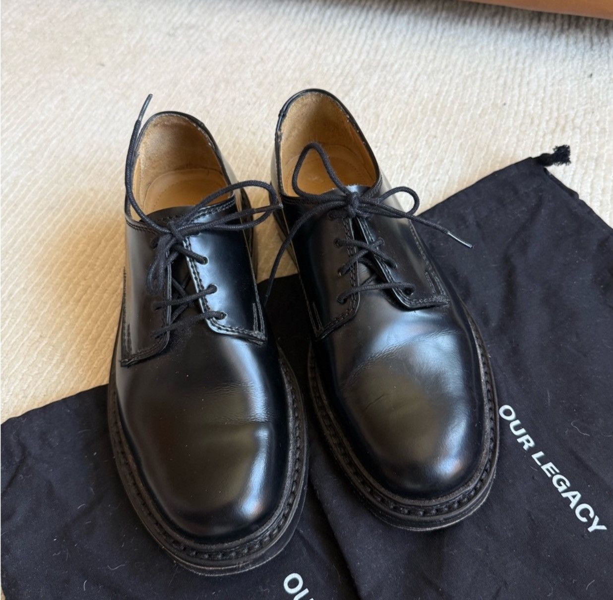 Our Legacy RARE GRAIL Our Legacy leather derby Size US 7.5 / IT 37.5 - 1 Thumbnail