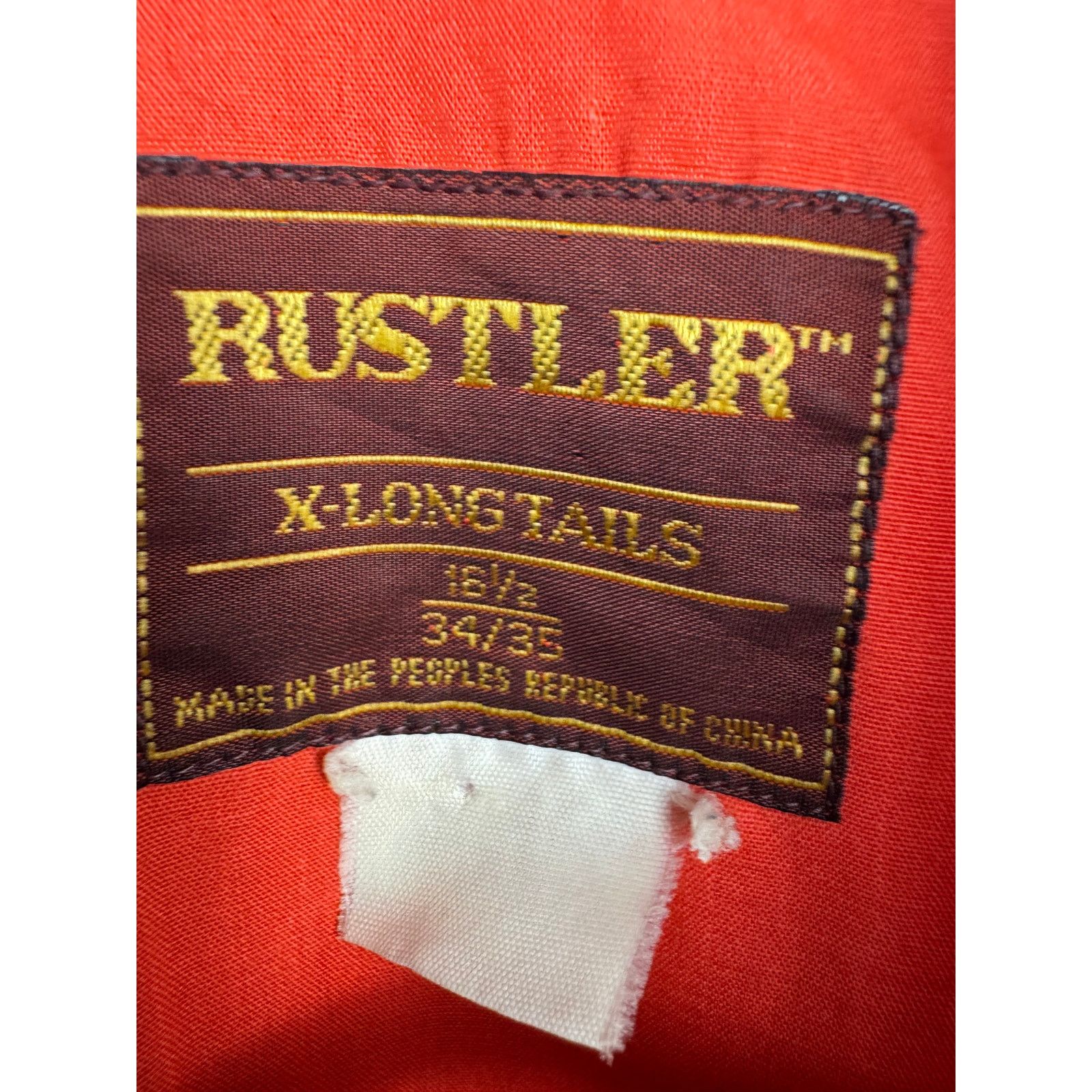 Rustler Vintage 1980s Rustler western snap shirt Large Size US XL / EU 56 / 4 - 6 Thumbnail