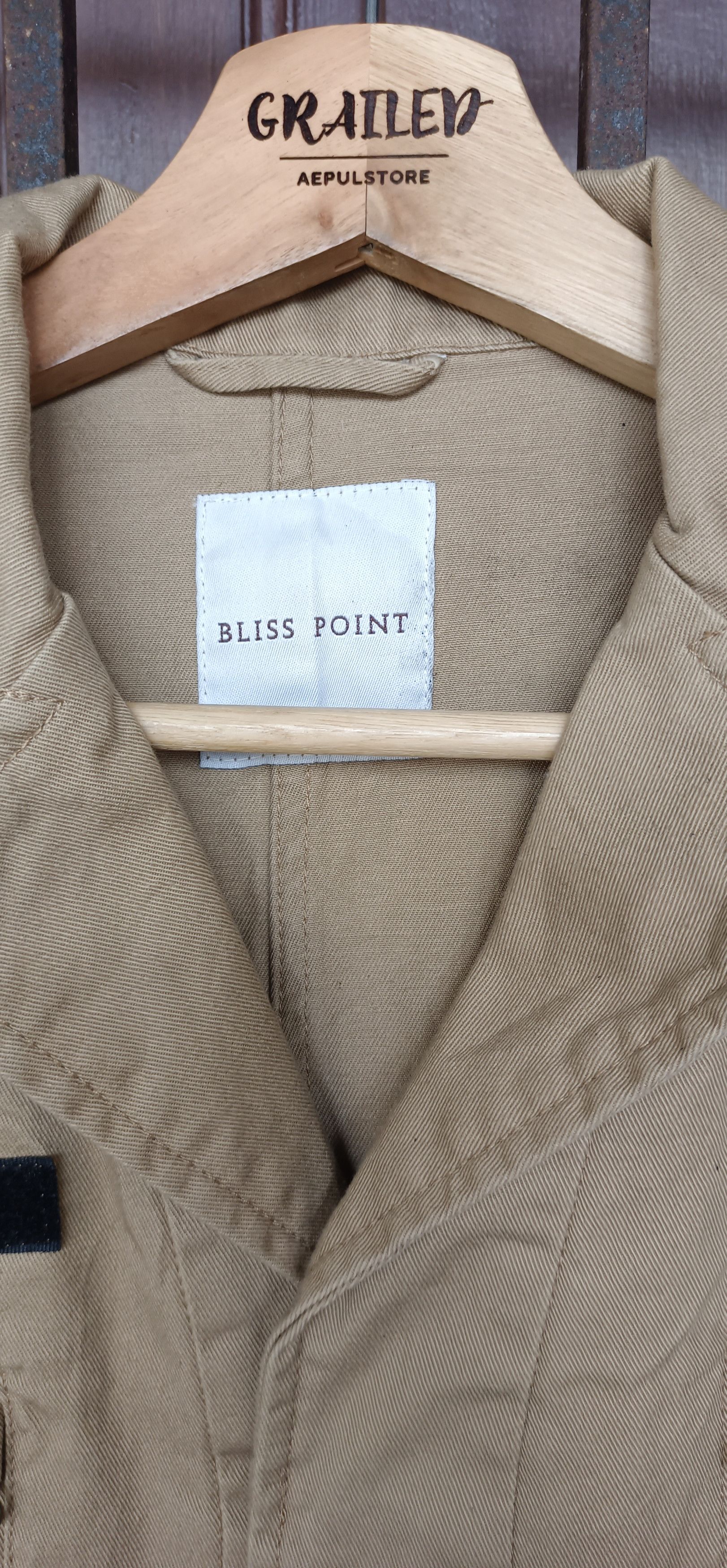 Japanese Brand Vintage🔥 Bliss Point Military Spark Button Jacket Size US S / EU 44-46 / 1 - 9 Thumbnail